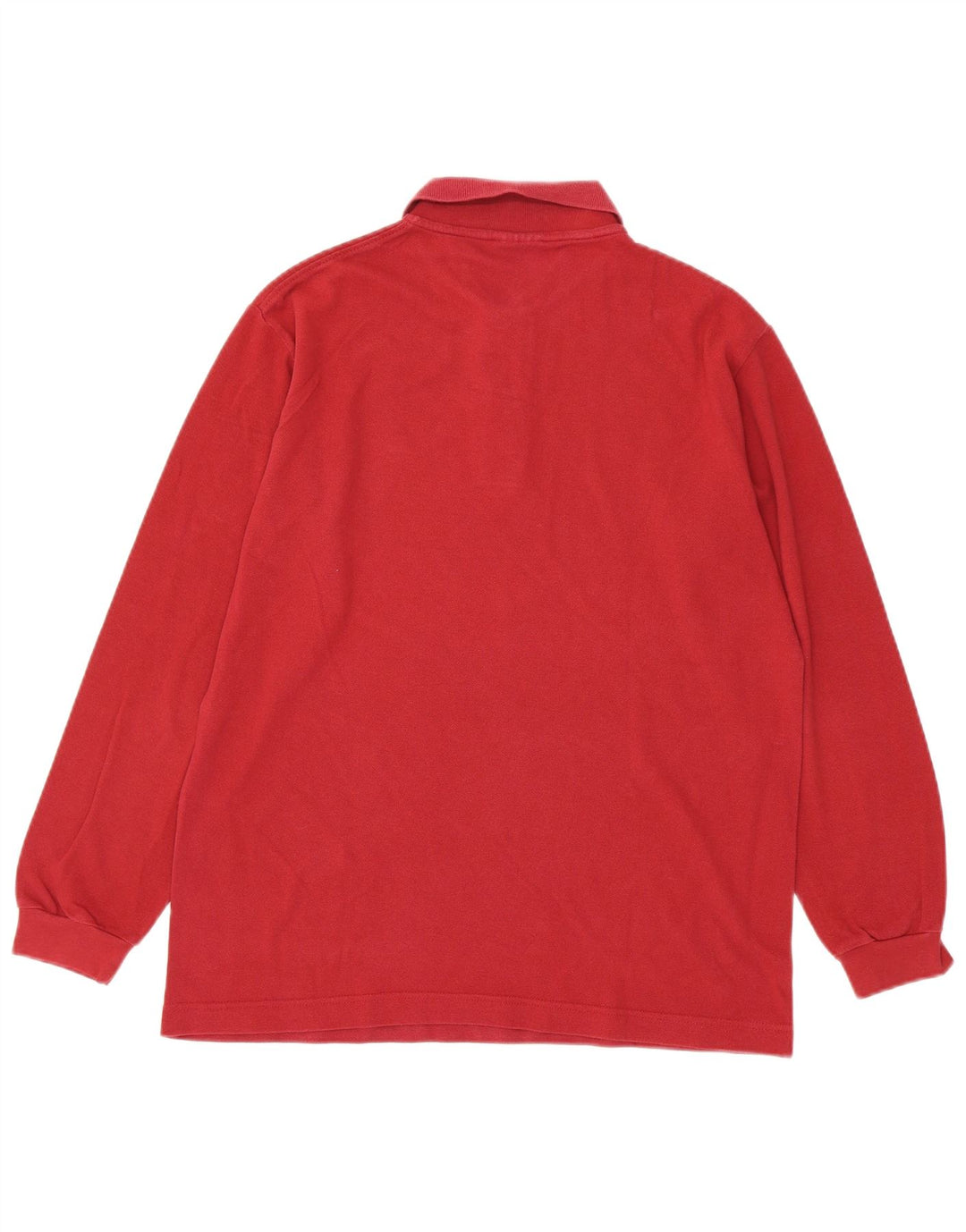 Kappa Polo à Manches Longues Homme Rouge Moyen Coton