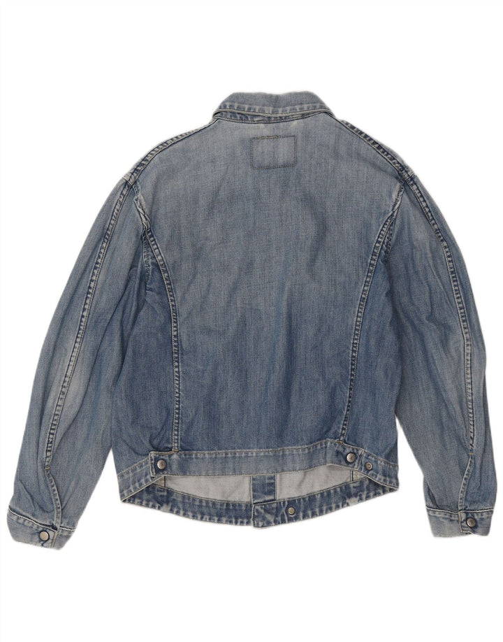 Levi's Veste en Jean Engineered Femme UK 14 Bleu Moyen Coton