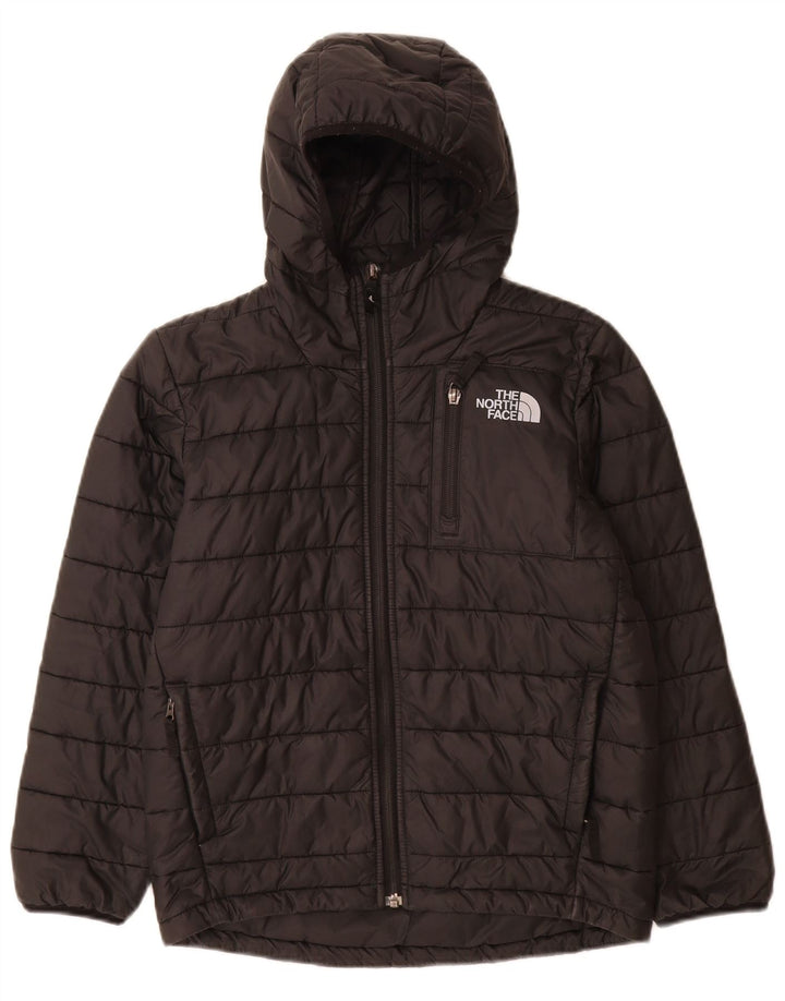 The North Face Veste matelassée à capuche pour garçons 9-10 ans Noir moyen Polyester