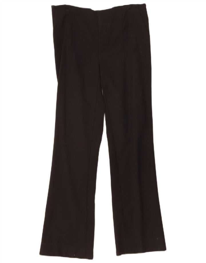 Pantalon décontracté bootcut femme Zara Medium W30 L30 coton noir