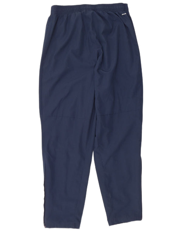 Adidas Pantalon de survêtement Climalite pour femme UK 14 Large Bleu marine Polyester
