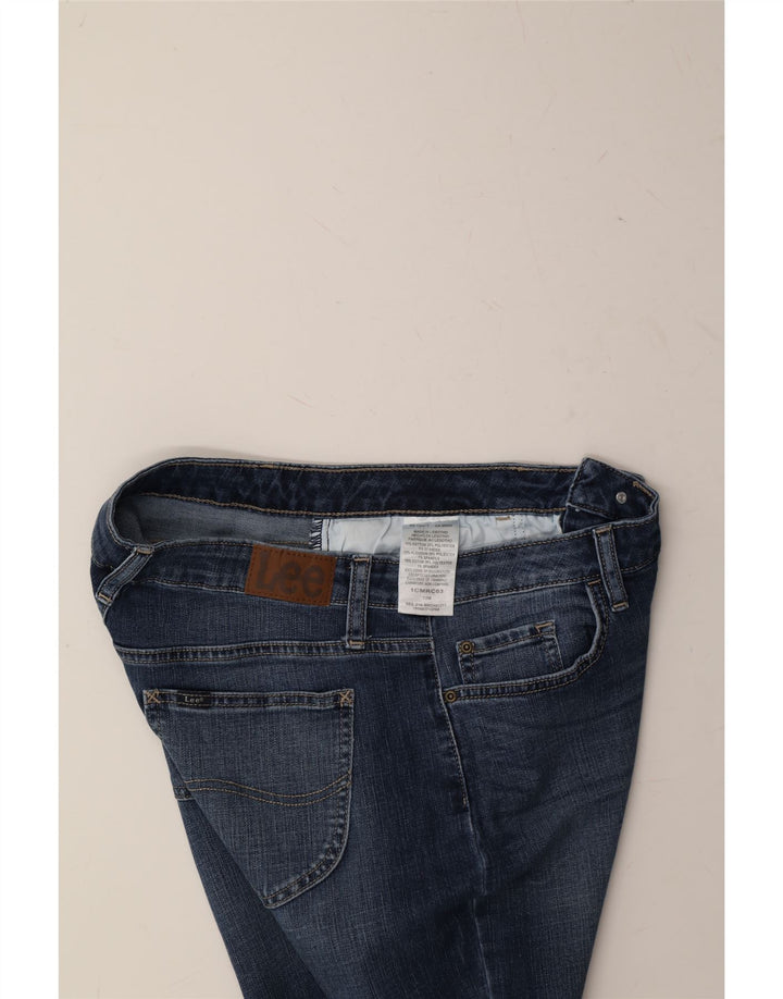 LEE Womens Regular Fit Mid Rise Capri Jeans US 12 Large W36 L10 Blue Vintage Lee and Second-Hand Lee from Messina Hembry 