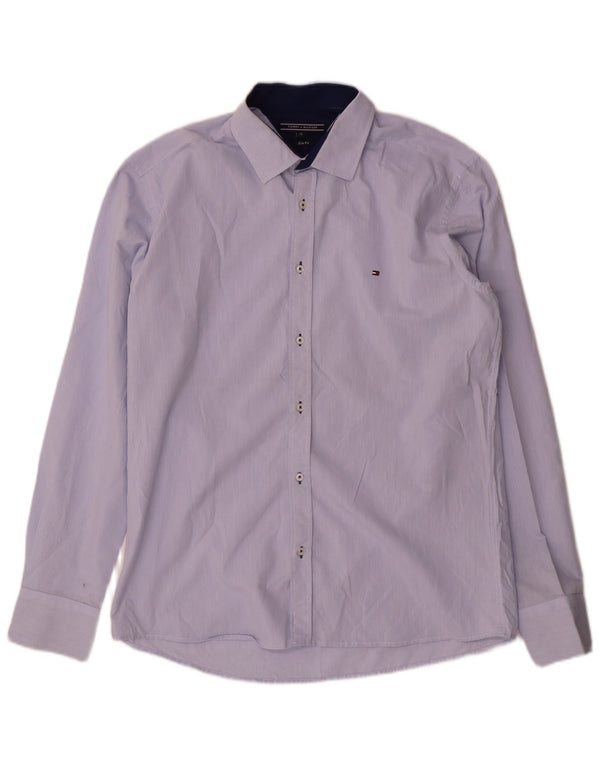 Tommy Hilfiger Chemise Slim Fit XL Bleu Coton