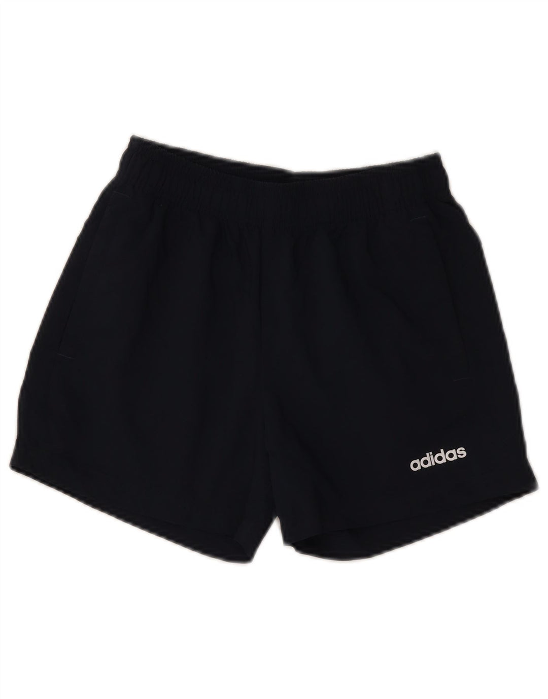 Adidas Short de Sport Garçon 11-12 Ans Bleu Marine Polyester