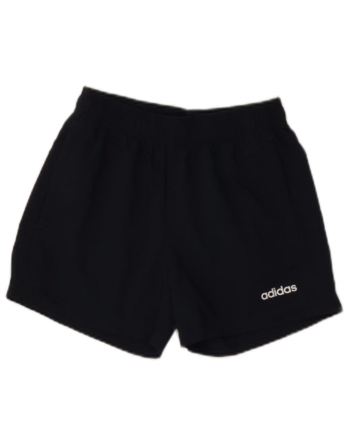 Adidas Short de Sport Garçon 11-12 Ans Bleu Marine Polyester