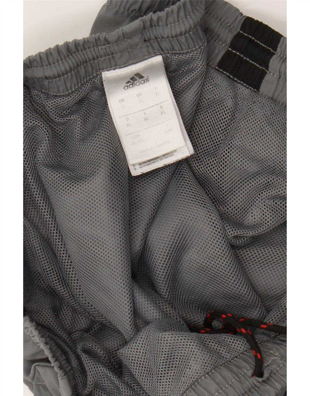 Adidas Pantalon de survêtement pour homme Joggers XL Gris Colorblock Polyester