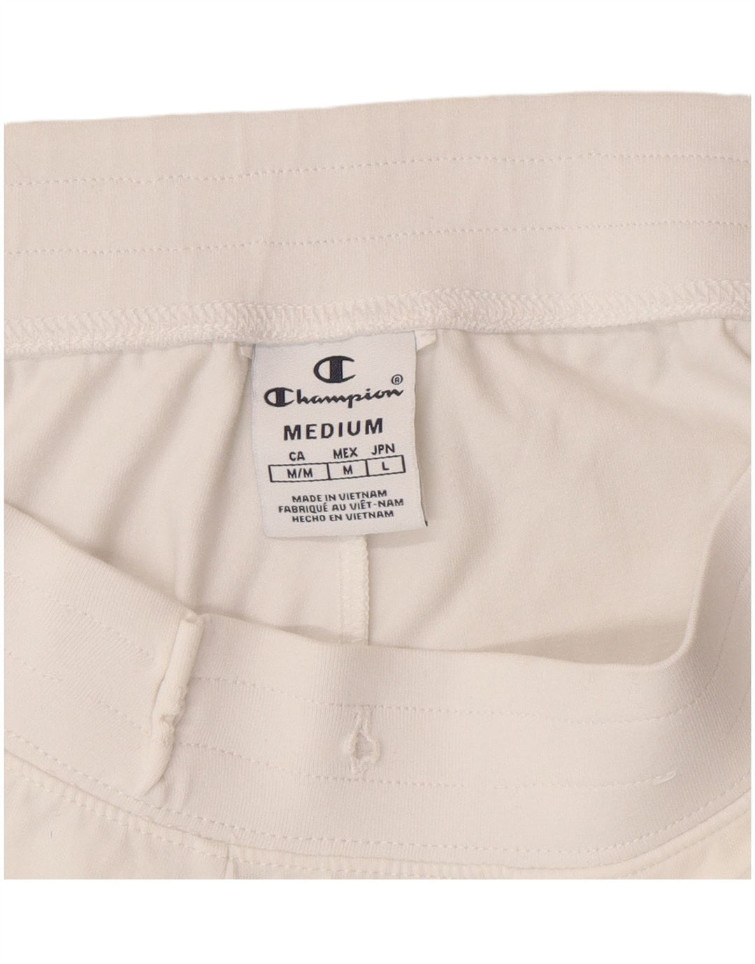 Champion Short de sport graphique pour femme UK 12 Blanc moyen