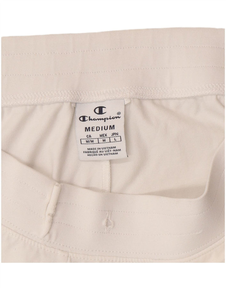 Champion Short de sport graphique pour femme UK 12 Blanc moyen