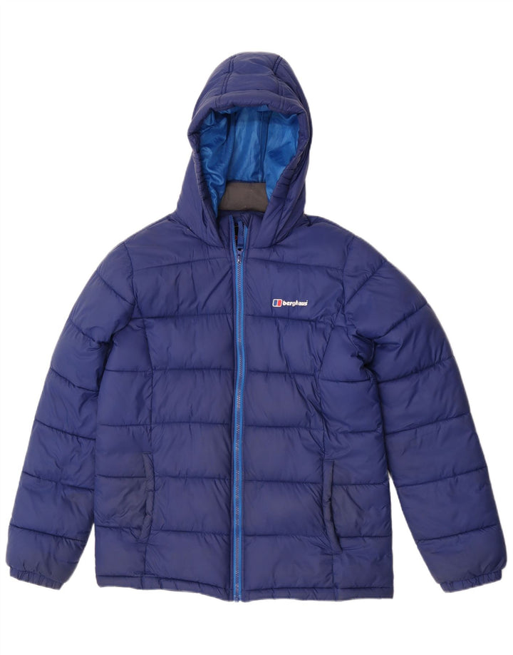 Berghaus Veste matelassée à capuche garçon 14-15 ans bleu polyamide