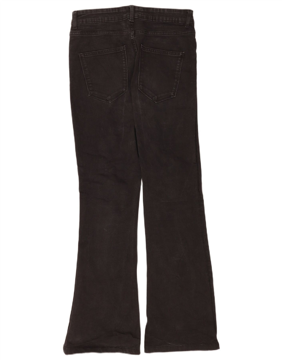 Zara Jean évasé femme EU 40 Medium W30 L30 coton noir