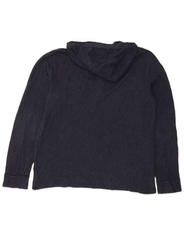 Polo Ralph Lauren Haut à capuche pour homme à manches longues en coton bleu marine