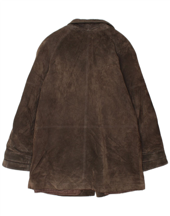 Oviesse Pardessus en Daim Femme IT 44 Cuir Marron Moyen