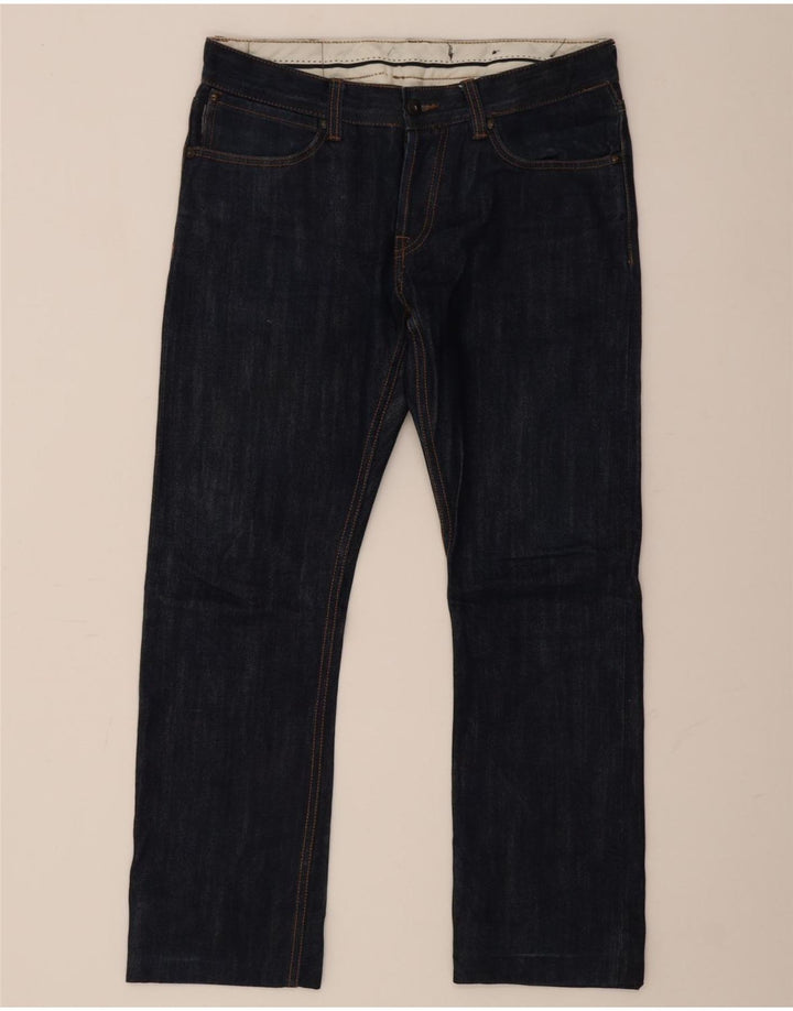 French Connection Jean Droit Femme W32 L27 Bleu Marine Coton