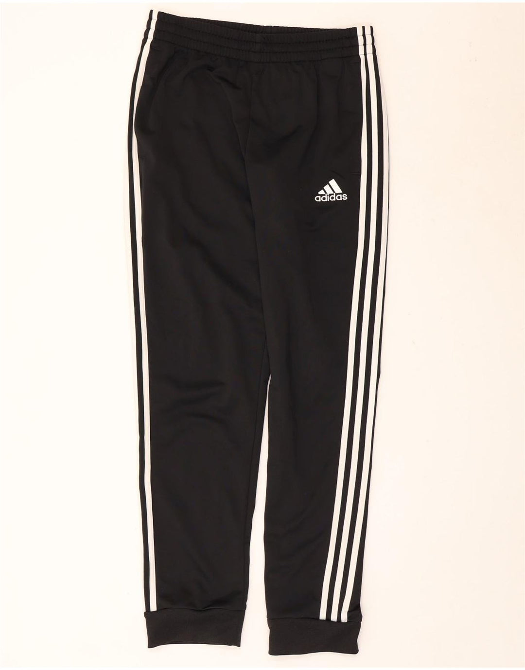 Adidas Pantalon de survêtement pour homme Joggers UK 42/44 Large Noir Polyester