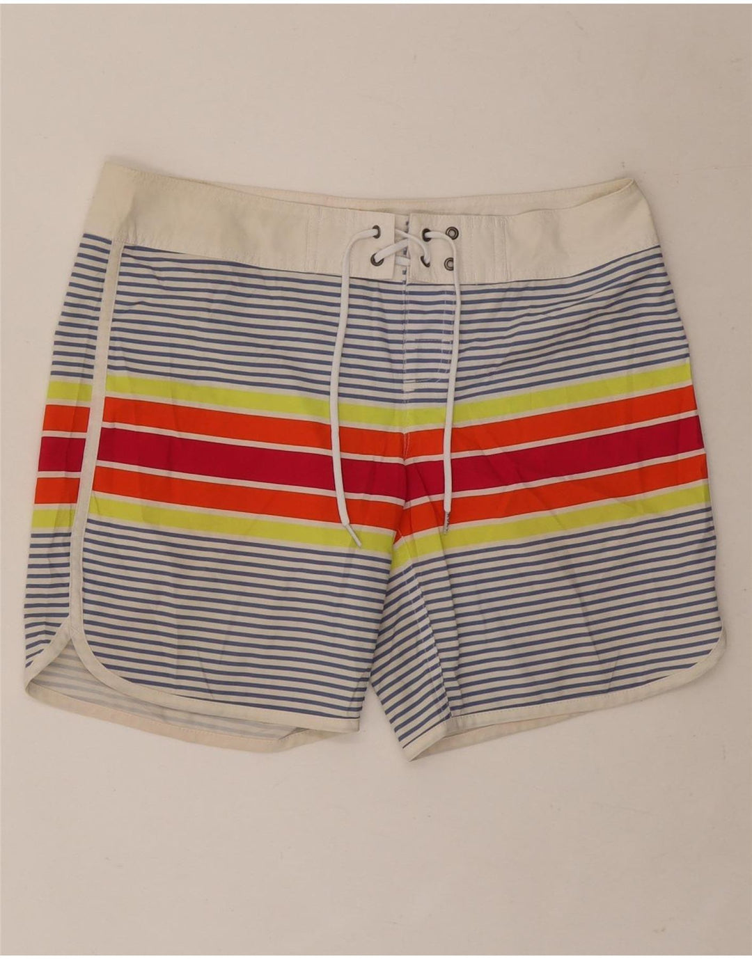 Roxy Short de Bain Petit Rayé Multicolore Homme