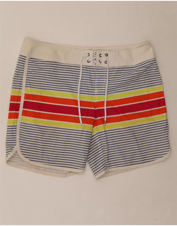 Roxy Short de Bain Petit Rayé Multicolore Homme