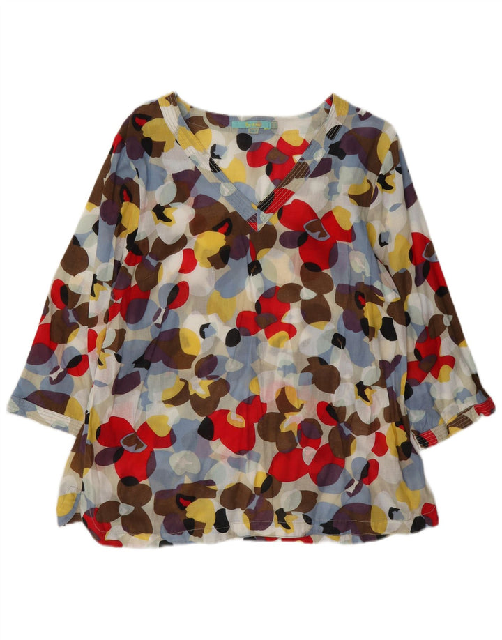 Chemise pull transparente Boden pour femme UK 18 XL Floral multicolore