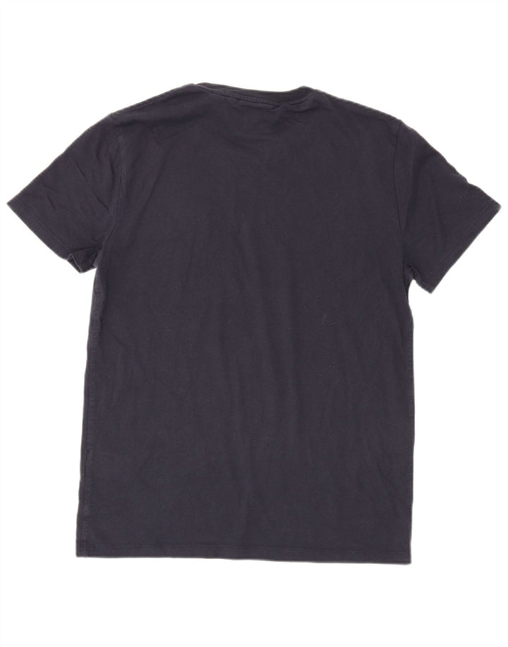 Superdry T-Shirt Homme Bleu Marine Moyen Coton