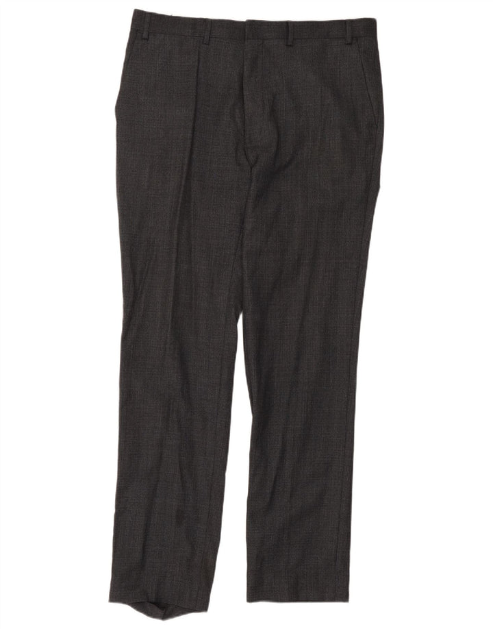 Marks & Spencer Pantalon de costume droit autographe pour homme W36 L33 Gris laine