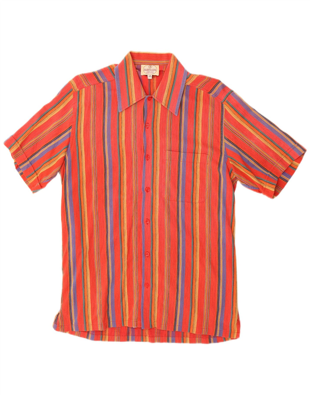 Chemise Femme Harry & Sons Taille 39/40 Medium Multicolore Rayé