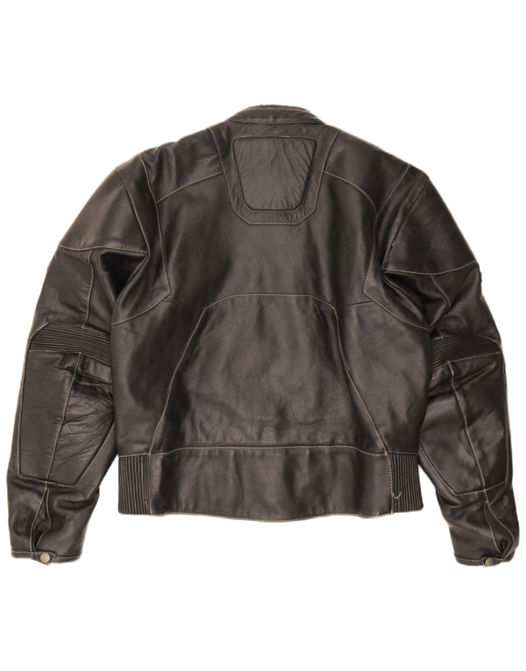 POLO Veste Racer en cuir pour femme UK 14 Cuir noir moyen