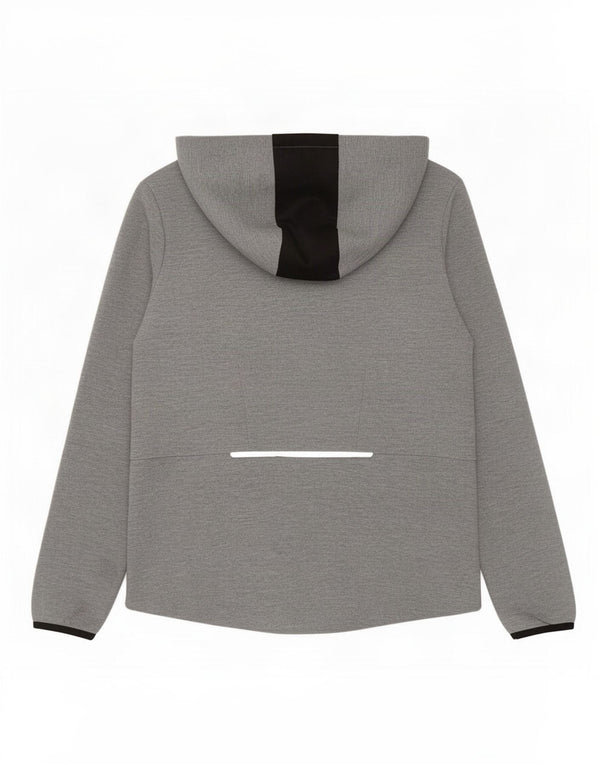 Kappa Veste de survêtement à capuche pour femme UK 14 Gris moyen Colourblock
