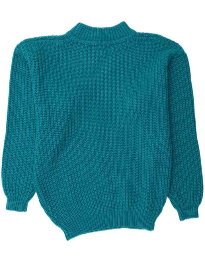 CDP Pull col roulé pour homme IT 48/50 Bleu moyen Polyacrylique