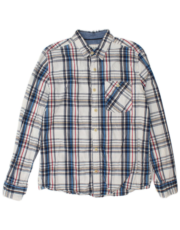Chemise Homme Fat Face Coton Blanc Moyen à Carreaux