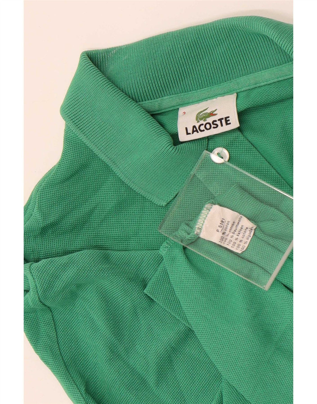 Lacoste Polo Homme Taille 3 Petit Coton Vert