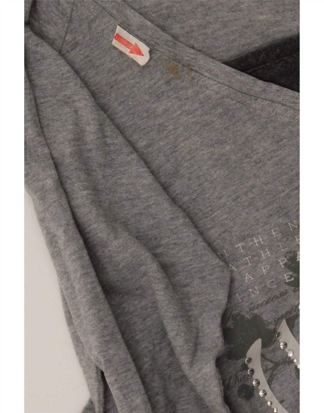 Champion Haut graphique Heritage Fit à manches longues pour femme Gris moyen UK 12