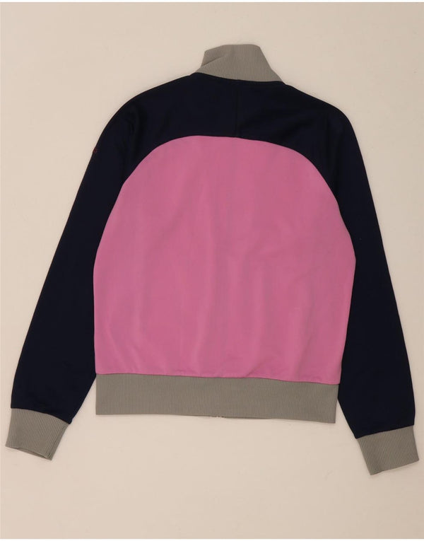 Veste de survêtement Asics Fille 13-14 ans Bleu Marine Colourblock