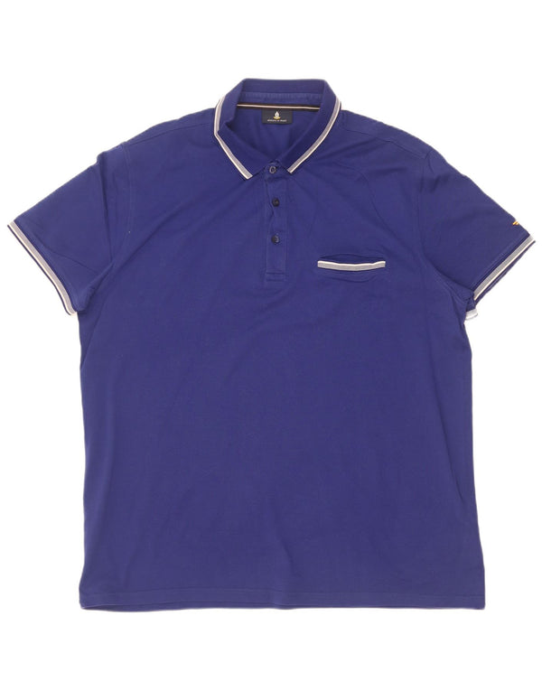 Armata Di Mare Polo Homme 3XL Bleu Marine Coton