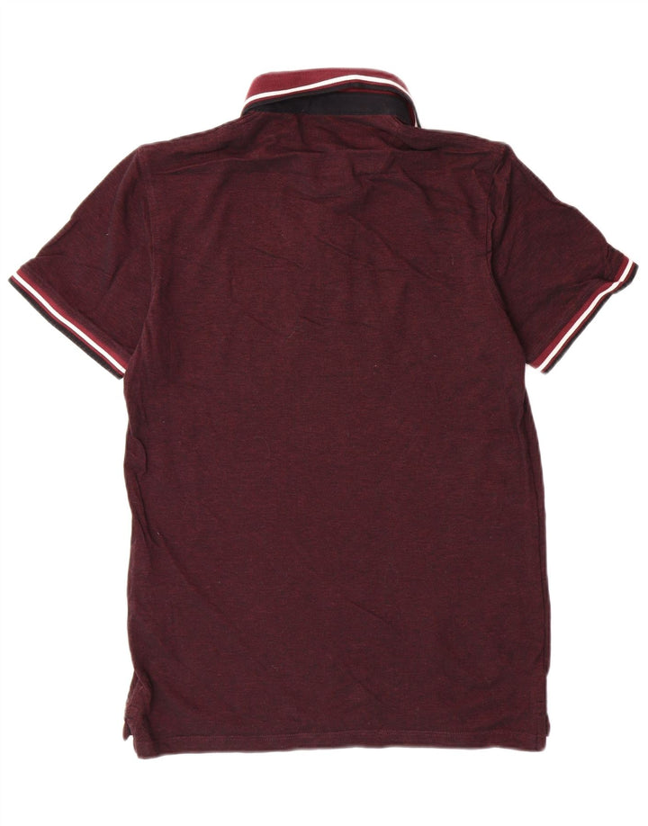 JACK & JONES Polo Homme Bordeaux Moyen Coton