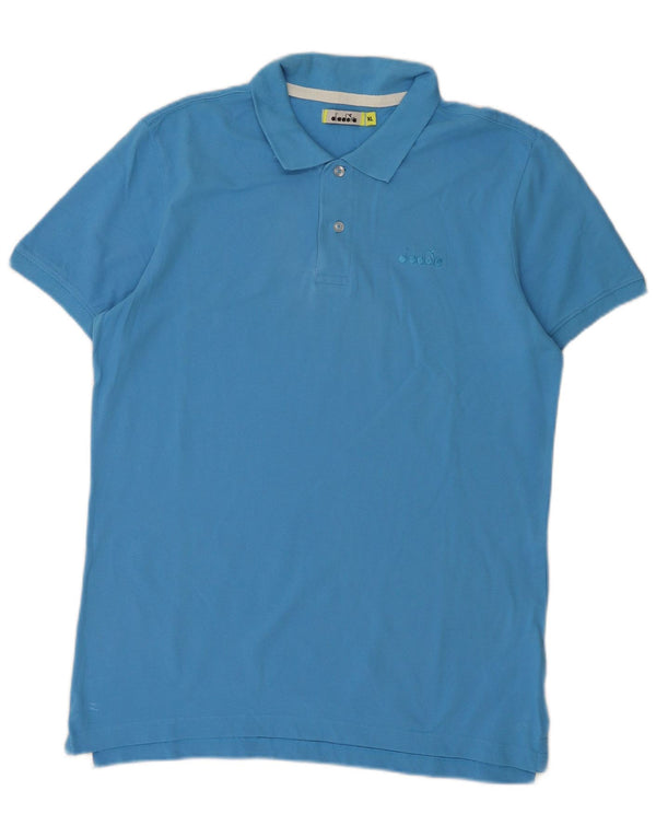 Diadora Polo Homme XL Bleu Coton