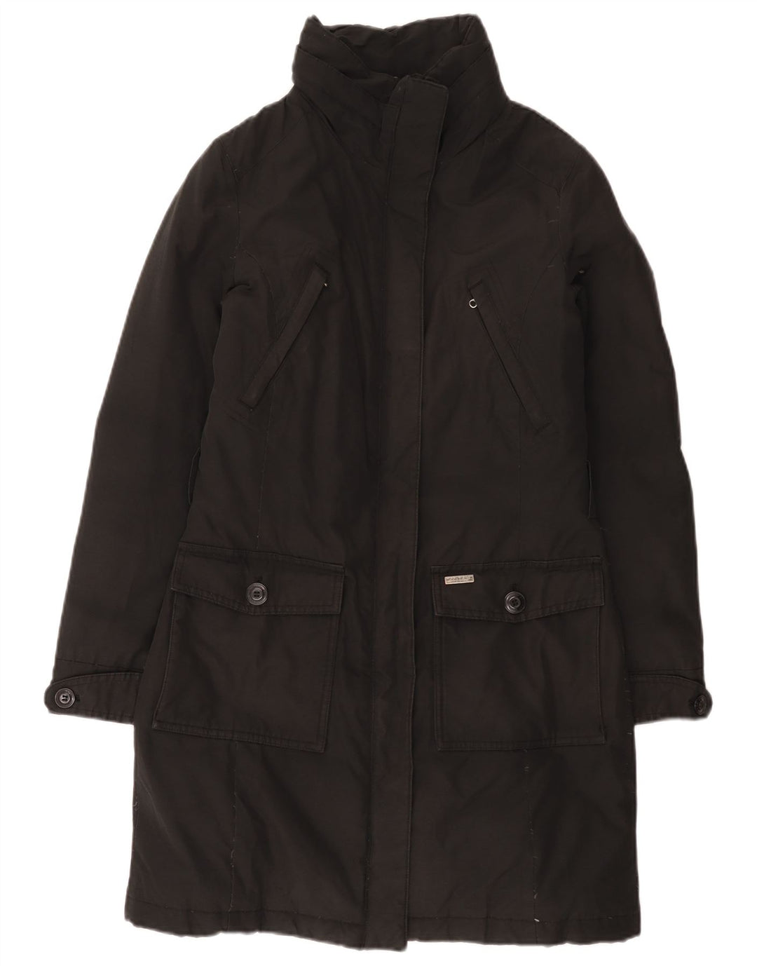 Woolrich Manteau rembourré pour femme UK 10 Small Noir