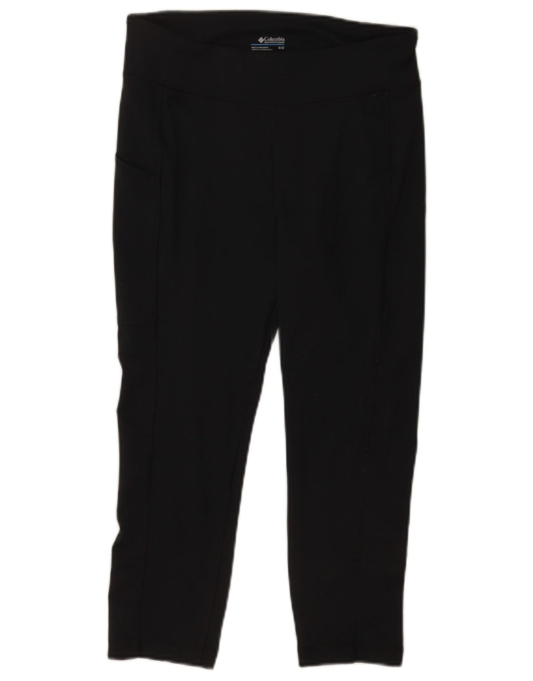 Columbia Leggings Capri Femme UK 12 Polyester Bleu Marine Moyen