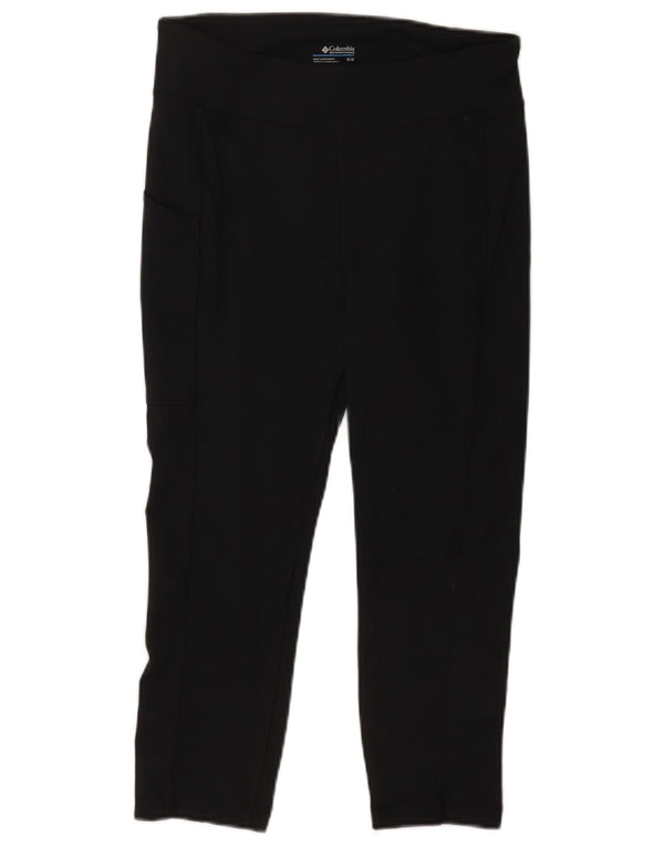 Columbia Leggings Capri Femme UK 12 Polyester Bleu Marine Moyen