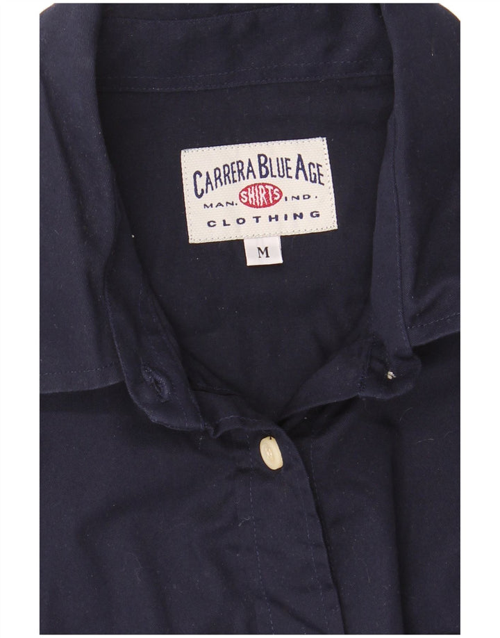 Carrera Chemise Femme UK 14 Bleu Marine Moyen