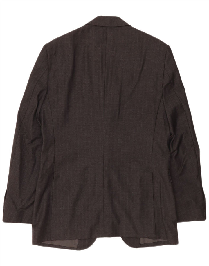 DOLCE & GABBANA Veste blazer à 2 boutons pour homme UK 38 Gris moyen à carreaux