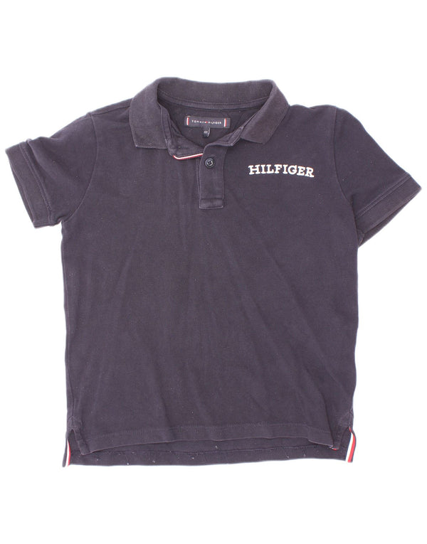 Tommy Hilfiger Polo Garçon 6-7 ans Bleu Marine Coton