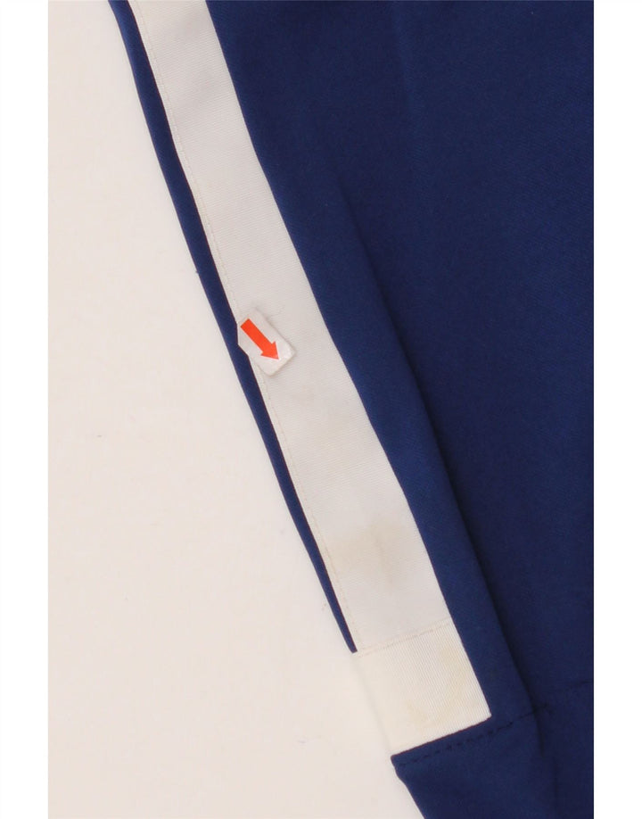 NIKE Pull à capuche zippé pour garçon 12-13 ans Large Bleu Marine Colorblock