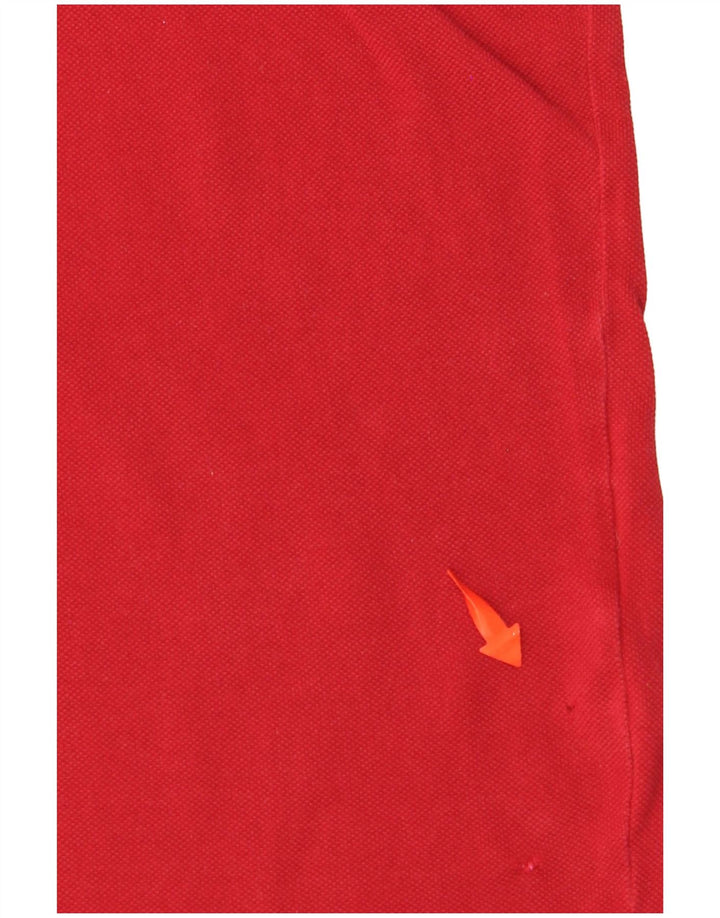 GANT Polo ajusté homme grand rouge coton