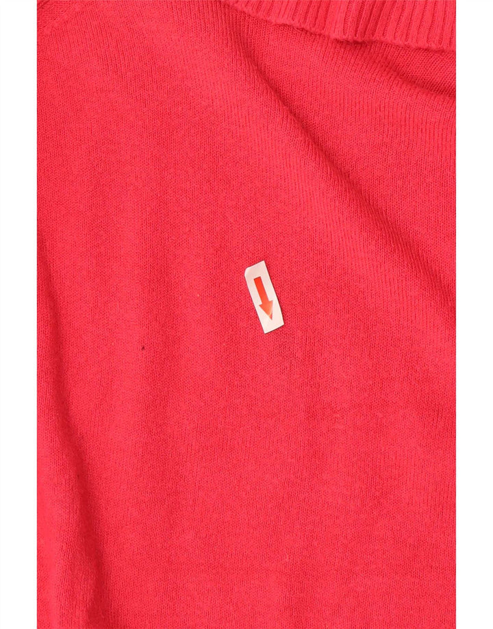 Marks & Spencer Pull col roulé pour femme UK 14 Acrylique rose moyen