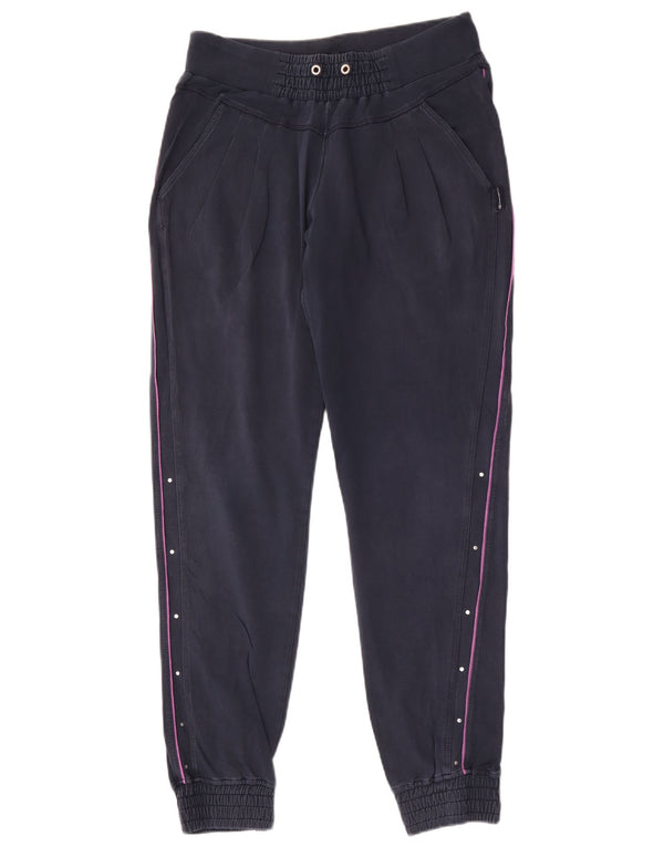 Champion Pantalon de survêtement pour femme Joggers UK 14 Large Bleu marine Coton