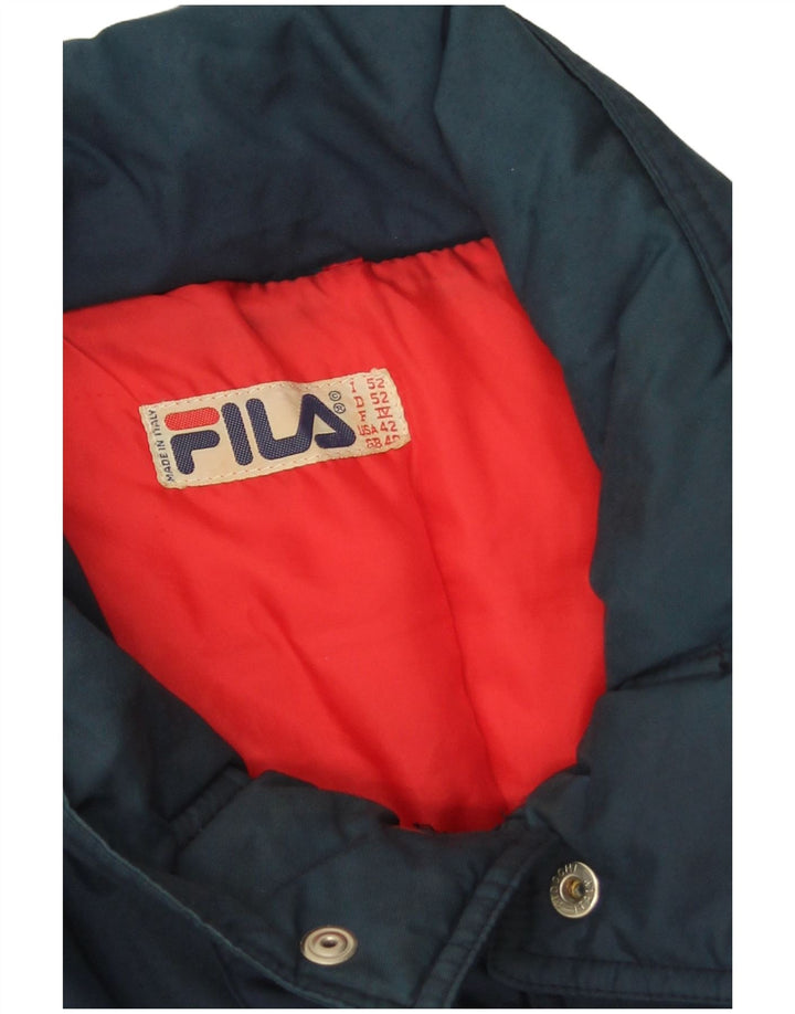 Fila Veste matelassée homme IT 52 XL Bleu marine Colourblock Polyamide