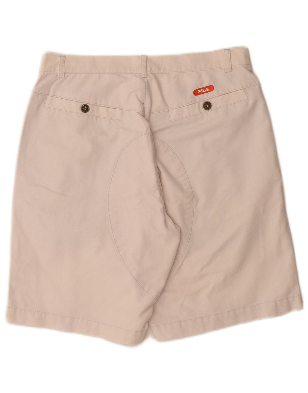 FILA Short Chino Homme IT 48 Medium W30 Blanc