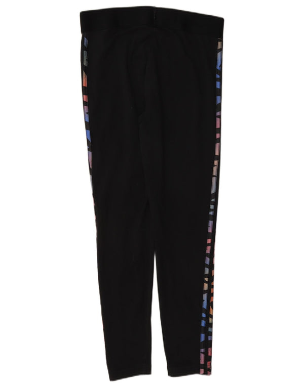 Adidas Leggings graphiques pour femmes UK 12/14 coton noir moyen