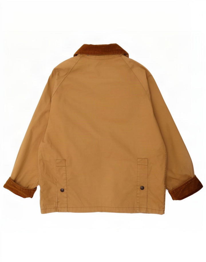 Barbour Veste en coton ciré Bedale pour homme UK 38 Beige moyen Colourblock