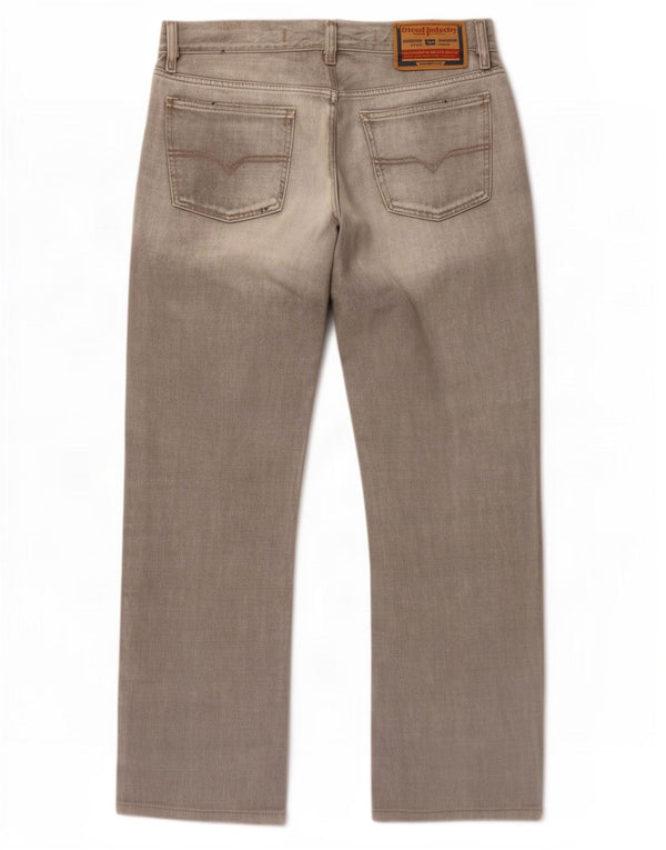 Diesel Jean Bootcut Homme W36 L30 Gris Coton