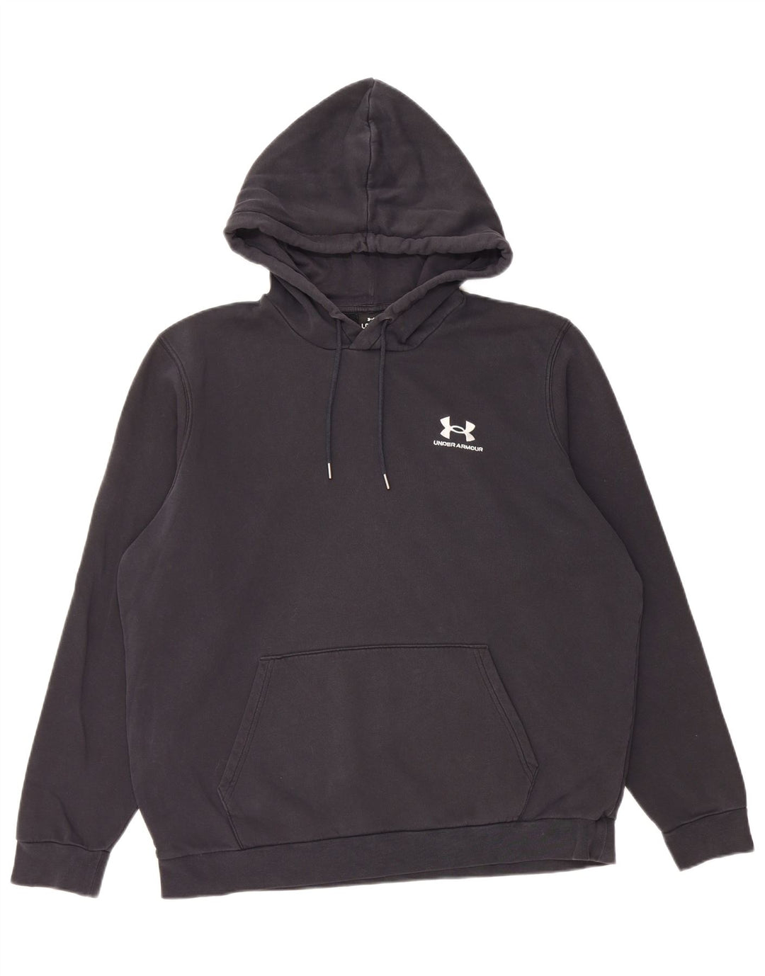 Under Armour Pull à capuche pour homme en coton noir Large